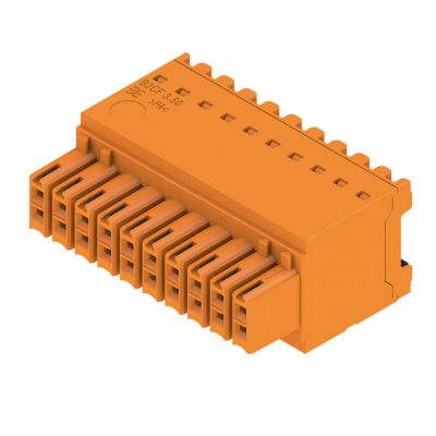 WEIDMULLER B2CF 3.50/20/180 SN OR BX Wtyk PCB (złącze wiązki), 3.50 mm, Liczba biegunów: 20, PUSH IN, złącze sprężynowe 1277360000 /48szt./ (1277360000)
