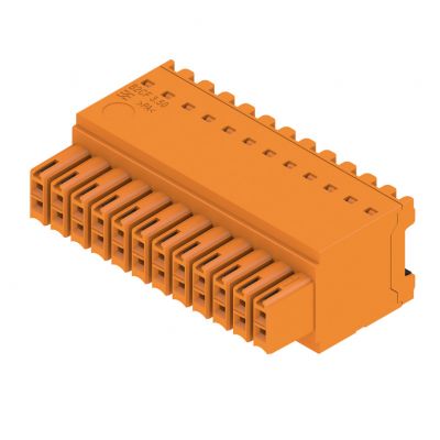WEIDMULLER B2CF 3.50/24/180 SN OR BX Wtyk PCB (złącze wiązki), 3.50 mm, Liczba biegunów: 24, PUSH IN, złącze sprężynowe 1277380000 /42szt./ (1277380000)