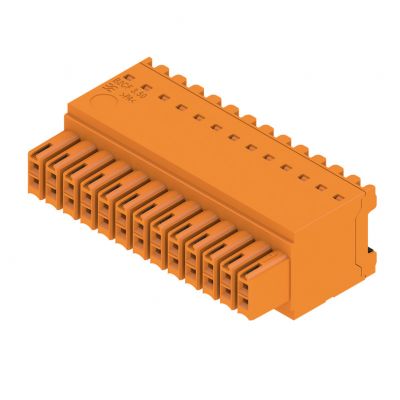 WEIDMULLER B2CF 3.50/26/180 SN OR BX Wtyk PCB (złącze wiązki), 3.50 mm, Liczba biegunów: 26, PUSH IN, złącze sprężynowe 1277390000 /36szt./ (1277390000)