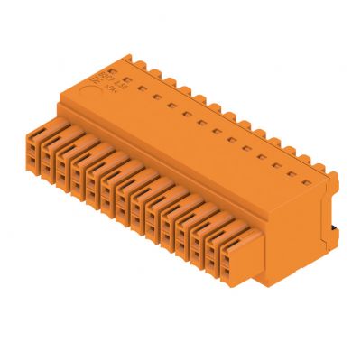 WEIDMULLER B2CF 3.50/28/180 SN OR BX Wtyk PCB (złącze wiązki), 3.50 mm, Liczba biegunów: 28, PUSH IN, złącze sprężynowe 1277410000 /36szt./ (1277410000)
