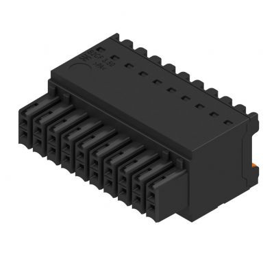 WEIDMULLER B2CF 3.50/20/180 SN BK BX Wtyk PCB (złącze wiązki), 3.50 mm, Liczba biegunów: 20, PUSH IN, złącze sprężynowe 1277550000 /48szt./ (1277550000)