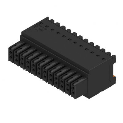 WEIDMULLER B2CF 3.50/24/180 SN BK BX Wtyk PCB (złącze wiązki), 3.50 mm, Liczba biegunów: 24, PUSH IN, złącze sprężynowe 1277570000 /42szt./ (1277570000)