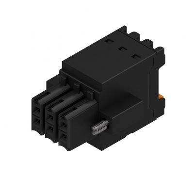 WEIDMULLER B2CF 3.50/06/180F SN BK BX Wtyk PCB (złącze wiązki), 3.50 mm, Liczba biegunów: 6, PUSH IN, Złącze sprężynowe 1277870000 /102szt./ (1277870000)
