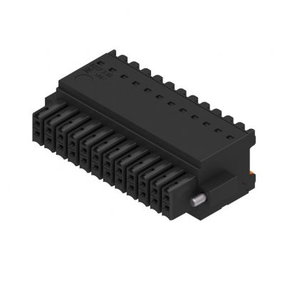 WEIDMULLER B2CF 3.50/24/180F SN BK BX Wtyk PCB (złącze wiązki), 3.50 mm, Liczba biegunów: 24, PUSH IN, Złącze sprężynowe 1277970000 /36szt./ (1277970000)
