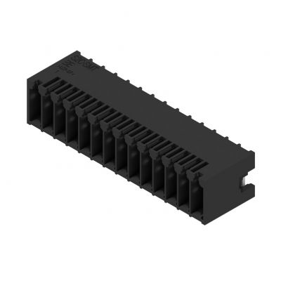 WEIDMULLER S2C-SMT 3.50/28/90G 1.5SN BK BX Wtyki PCB (złącza płyty), 3.50 mm, Liczba biegunów: 28, kąt odejścia: 90° 1289780000 /36szt./ (1289780000)