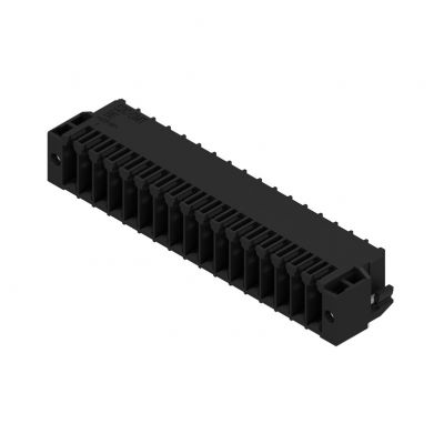 WEIDMULLER S2C-SMT 3.50/34/90LF 1.5SN BK BX Wtyki PCB (złącza płyty), 3.50 mm, Liczba biegunów: 34, kąt odejścia: 90° 1290010000 /24szt./ (1290010000)