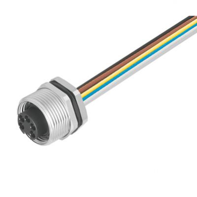 WEIDMULLER SAIE-7/8B-3-0.2U-H Wtyczka okrągła, wbudowana (z kablem), złącze żeńskie, 7/8", Liczba biegunów: 3, 0.2 m, Dławnice kablowe: 7/8", 0.75 mm², PUR/ PUR 1292390000 /1szt./ (1292390000)