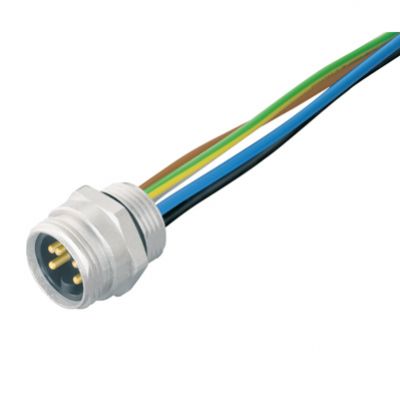 WEIDMULLER SAIE-7/8S-4-0.2U-PG13.5 Wtyczka okrągła, wbudowana (z kablem), złącze męskie, 7/8", Liczba biegunów: 4, 0.2 m, Dławnice kablowe: PG 13,5, 0.75 mm², PUR/ PUR 1292410000 /1szt./ (1292410000)