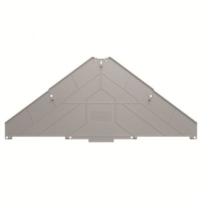 WEIDMULLER TW PRV16 R-A Płyta separacyjna (terminal), drukowane,  R-A, poziomo, 225 mm x 100 mm, szary 1297870000 /10szt./ (1297870000)