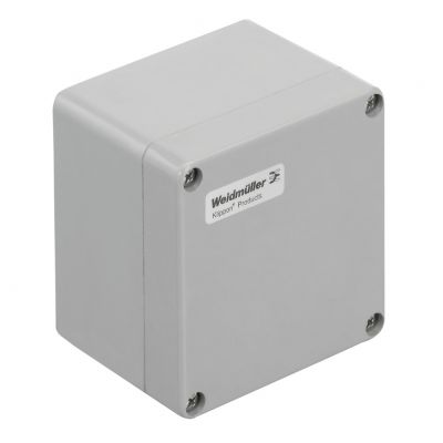 WEIDMULLER KLIPPON POK 121209 Obudowa z tworzywa sztucznego, Klippon POK (pusta obudowa z poliestru), 122 x 120 x 90 mm, poliester wzmacniany włóknem szklanym, nieobrobiony, błyszc 1305870000 /1szt./ (1305870000)