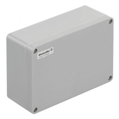 WEIDMULLER KLIPPON POK 162609 Obudowa z tworzywa sztucznego, Klippon POK (pusta obudowa z poliestru), 260 x 160 x 90 mm, poliester wzmacniany włóknem szklanym, nieobrobiony, błyszc 1305900000 /1szt./ (1305900000)