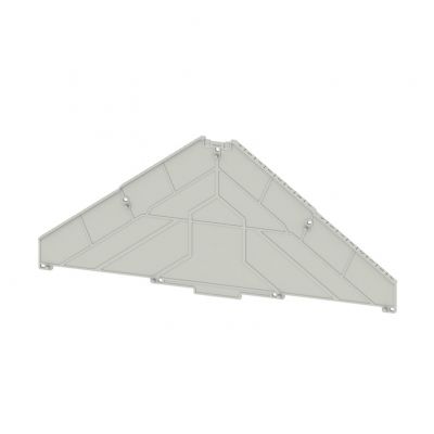 WEIDMULLER TW PRV16 H-A H-A Płyta separacyjna (terminal), opis A-H, poziomo, 225 mm x 100 mm, szary 1307680000 /10szt./ (1307680000)