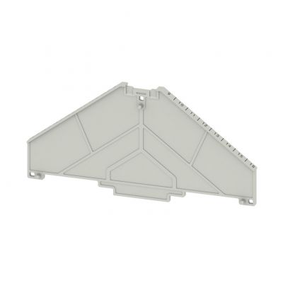 WEIDMULLER TW PRV8 9-16 SE Płyta separacyjna (terminal), drukowane,  9-16, pionowe, 120 mm x 59.7 mm, szary 1312400000 /10szt./ (1312400000)