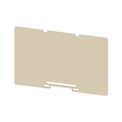 WEIDMULLER WTW 160X100 WF10/WF12 Płyta separacyjna (terminal), Płyta zamykająca i pośrednia, 160 mm x 100 mm, Ciemnobeżowy 1314420000 /20szt./ (1314420000)
