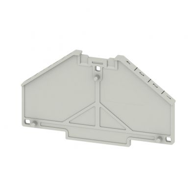 WEIDMULLER TW PRV4 1-8 Płyta separacyjna (terminal), opis 1-8, poziomo, 70 mm x 41.1 mm, szary 1317840000 /10szt./ (1317840000)