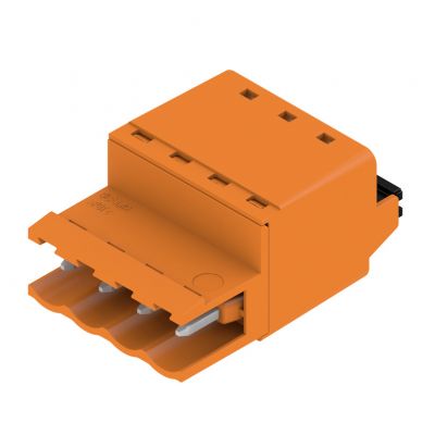 WEIDMULLER SLF 5.08/04/180 SN OR BX Wtyk PCB (złącze wiązki), 5.08 mm, Liczba biegunów: 4, PUSH IN, złącze sprężynowe 1335350000 /90szt./ (1335350000)