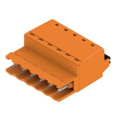 WEIDMULLER SLF 5.08/06/180 SN OR BX Wtyk PCB (złącze wiązki), 5.08 mm, Liczba biegunów: 6, PUSH IN, złącze sprężynowe 1335370000 /60szt./ (1335370000)