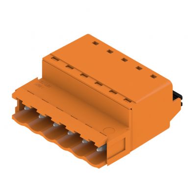 WEIDMULLER SLF 5.08/06/180B SN OR BX Wtyk PCB (złącze wiązki), 5.08 mm, Liczba biegunów: 6, PUSH IN, złącze sprężynowe 1335480000 /54szt./ (1335480000)