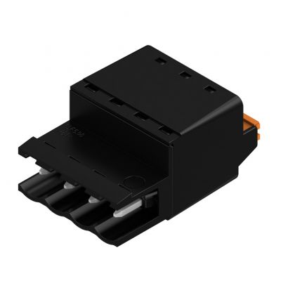 WEIDMULLER SLF 5.08/04/180 SN BK BX Wtyk PCB (złącze wiązki), 5.08 mm, Liczba biegunów: 4, PUSH IN, złącze sprężynowe 1335580000 /90szt./ (1335580000)