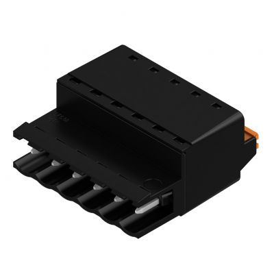 WEIDMULLER SLF 5.08/06/180 SN BK BX Wtyk PCB (złącze wiązki), 5.08 mm, Liczba biegunów: 6, PUSH IN, złącze sprężynowe 1335630000 /60szt./ (1335630000)
