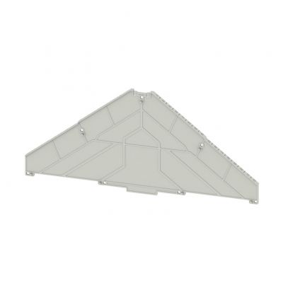 WEIDMULLER TW PRV16 17-32 Płyta separacyjna (terminal), drukowane,  17-32, poziomo, 225 mm x 100 mm, szary 1340340000 /10szt./ (1340340000)