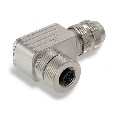WEIDMULLER SAIBW-4/8S-M12 4P A-ZF Wtyczka okrągła (możliwość dostosowania), Gniazdo, kątowe, złącze sprężynowe, M12, 0.14 mm², 0.5 mm², 6 - 8 mm, Liczba biegunów: 4, Przyłącze ekranu: 1344740000 /1szt (1344740000)