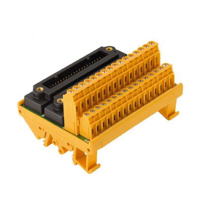 WEIDMULLER TBY-RS-AIO-2KS-S Moduł interfejsu z terminalem, złączem, 2 x KS (40P), Wtyczka 40-biegunowa, LP2N 5.08mm, złącze śrubowe 1371130000 /1szt./ (1371130000)
