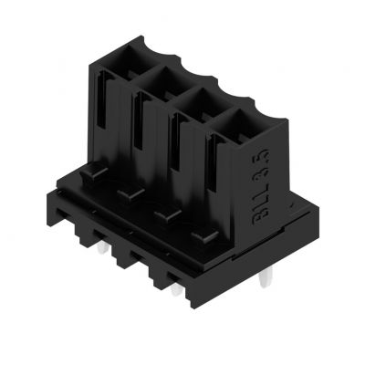 WEIDMULLER BLL 3.50/04/180 3.2SN BK TU Wtyki PCB (złącza płyty), listwa z gniazdami, 3.50 mm, Liczba biegunów: 4, kąt odejścia: 180° 1376270000 /38szt./ (1376270000)