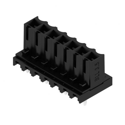 WEIDMULLER BLL 3.50/07/180 3.2SN BK TU Wtyki PCB (złącza płyty), listwa z gniazdami, 3.50 mm, Liczba biegunów: 7, kąt odejścia: 180° 1376290000 /22szt./ (1376290000)