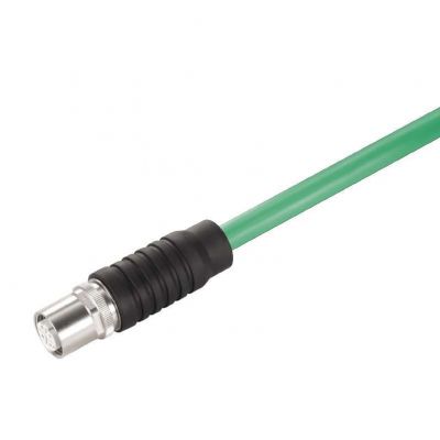 WEIDMULLER SAIBC-D-PN-6.5-C5 Wtyczka okrągła (możliwość dostosowania), złącze żeńskie, proste, Przyłącze zagniatane, M12, 0.34 mm², 0.5 mm², 6.5 - 6.5 mm, Liczba biegunów: 4, Przy 1380620000 /1szt./ (1380620000)