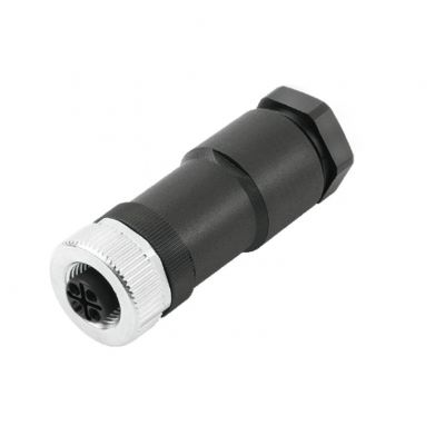 WEIDMULLER SAIB-3+PE/11-S-COD Wtyczka okrągła (możliwość dostosowania), złącze żeńskie, proste, złącze śrubowe, M12, 0.5 mm², 1.5 mm², 8 - 10 mm, Liczba biegunów: 4, Przyłącze ekra 1392000000 /1szt./ (1392000000)