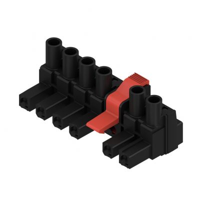 WEIDMULLER BLZ 7.62IT/06/180MF3 SN BK BX Wtyk PCB (złącze wiązki), 7.62 mm, Liczba biegunów: 6, Przyłącze z jarzmem 1398900000 /25szt./ (1398900000)