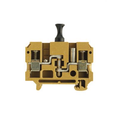 WEIDMULLER SAKC 10/35 1STB4 KRG Bloki odczepów probierczych, złącze śrubowe, 10 mm², 500 V, 27 A, wtykowy, Separacja poprzeczna: bez, zintegrowane gniazdo kontrolne: Tak, TS 35, Jasn 1404520000 /50szt (1404520000)
