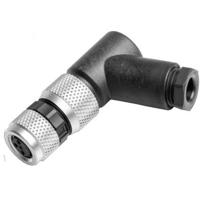 WEIDMULLER SAIBW-M8-3P Wtyczka okrągła (możliwość dostosowania), Gniazdo, kątowe, złącze śrubowe, M8, 0.14 mm², 0.5 mm², 3.5 - 5 mm, Liczba biegunów: 3, Przyłącze ekranu: Ni 1416740000 /1szt./ (1416740000)