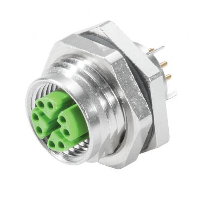 WEIDMULLER IE-PCBR-M12X-S-180 Złącze okrągłe, instalacja (system złącza płytki drukowanej), 1-częściowe, M12 1427670000 /10szt./ (1427670000)