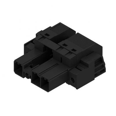 WEIDMULLER SVF 7.62HP/03/180SFBMF3 SN BK BX Wtyk PCB (złącze wiązki), 7.62 mm, Liczba biegunów: 3, PUSH IN 1429940000 /30szt./ (1429940000)