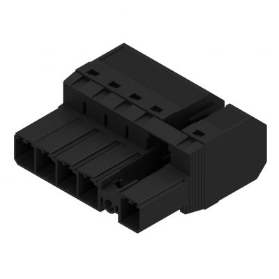 WEIDMULLER SVF 7.62HP/05/180MF2 SN BK BX Wtyk PCB (złącze wiązki), 7.62 mm, Liczba biegunów: 5, PUSH IN 1430020000 /30szt./ (1430020000)