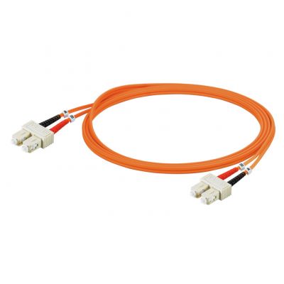 WEIDMULLER IE-FM5Z2LO0010MSD0SD0-X (zmontowany) światłowód przesyłu danych, Zipcord, SC duplex IP 20, SC duplex IP 20, LSZH, 50 µm, 10 m 1433970100 /1szt./ (1433970100)