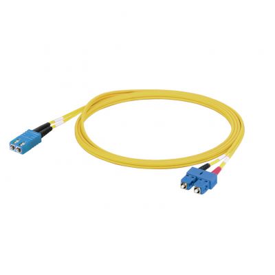 WEIDMULLER IE-FSMZ2FY0002MSJ0SD0 (zmontowany) światłowód przesyłu danych, Zipcord, SCRJ IP 20, SC duplex IP 20, LSZH, 9 µm, 2 m 1449410000 /1szt./ (1449410000)