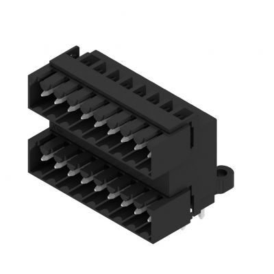 WEIDMULLER SLD 3.50/18/90G 3.2SN BK BX Wtyki PCB (złącza płyty), 3.50 mm, Liczba biegunów: 18, kąt odejścia: 90° 1453540000 /20szt./ (1453540000)