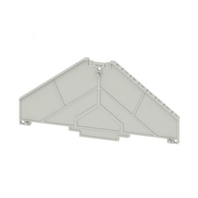WEIDMULLER TW PRV8 8-1 Płyta separacyjna (terminal), drukowane, pionowe, 120 mm x 59.7 mm, szary 1454840000 /10szt./ (1454840000)