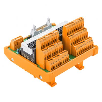WEIDMULLER RSMS-16H 24V- 1CO S Moduł interfejsu z przekaźnikami, RSS, LL3R 5.08 mm, złącze śrubowe, Złącze wtykowe zgodne z IEC60603-13 / DIN41651, Wtyczka 20-biegunowa, 24 V DC ± 1 1457310000 /1szt./ (1457310000)