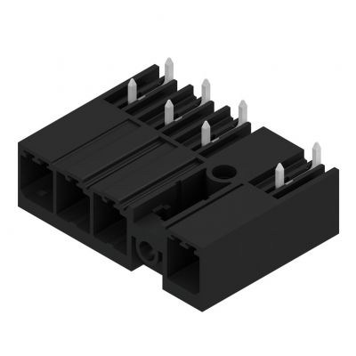 WEIDMULLER SV 7.62HP/04/270MF4 3.5SN BK BX Wtyki PCB (złącza płyty), 7.62 mm, Liczba biegunów: 4, kąt odejścia: 270° 1464360000 /48szt./ (1464360000)
