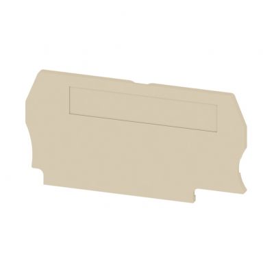 WEIDMULLER ZAP/TW 1 AM Płyta separacyjna (terminal), Płyta zamykająca i pośrednia, Automatyczny montaż, 59.5 mm x 30.5 mm, Ciemnobeżowy 1471670000 /50szt./ (1471670000)