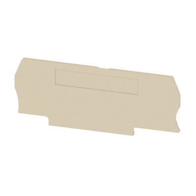 WEIDMULLER ZAP/TW 3 AM Płyta separacyjna (terminal), Płyta zamykająca i pośrednia, Automatyczny montaż, 79.4 mm x 30.5 mm, Ciemnobeżowy 1471690000 /50szt./ (1471690000)