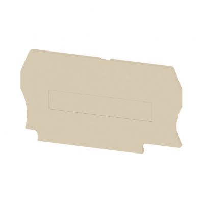 WEIDMULLER ZAP/TW 4 AM Płyta separacyjna (terminal), Płyta zamykająca i pośrednia, Automatyczny montaż, 62 mm x 34.8 mm, Ciemnobeżowy 1471710000 /50szt./ (1471710000)