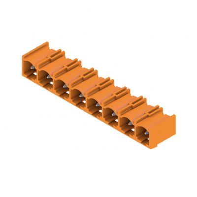 WEIDMULLER SL 7.62HP/08/270G 3.2SN OR BX Wtyki PCB (złącza płyty), 7.62 mm, Liczba biegunów: 8, kąt odejścia: 270° 1472550000 /50szt./ (1472550000)