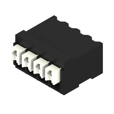 WEIDMULLER LSF-SMD 3.50/04/90 SN BK RL Zacisk płytki drukowanej, 3.50 mm, Liczba biegunów: 4, Kierunek odejścia przewodu: 90°, PUSH IN 1473510000 /320szt./ (1473510000)