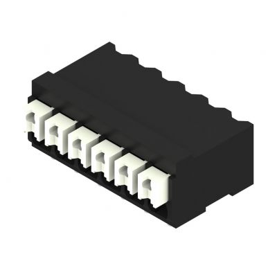 WEIDMULLER LSF-SMD 3.50/06/90 SN BK RL Zacisk płytki drukowanej, 3.50 mm, Liczba biegunów: 6, Kierunek odejścia przewodu: 90°, PUSH IN 1473530000 /320szt./ (1473530000)
