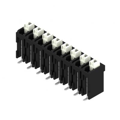 WEIDMULLER LSF-SMD 5.00/08/180 SN BK RL Zacisk płytki drukowanej, 5.00 mm, Liczba biegunów: 8, Kierunek odejścia przewodu: 180°, PUSH IN 1473680000 /180szt./ (1473680000)
